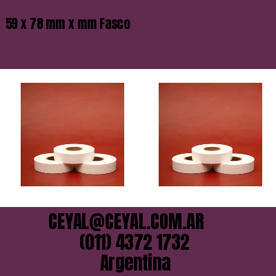 59 x 78 mm x mm Fasco