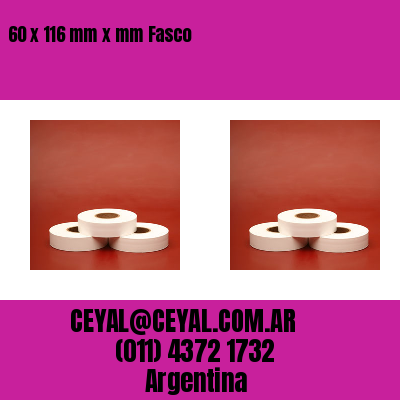 60 x 116 mm x mm Fasco