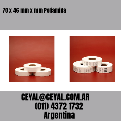 70 x 46 mm x mm Poliamida