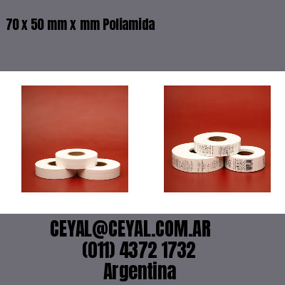 70 x 50 mm x mm Poliamida