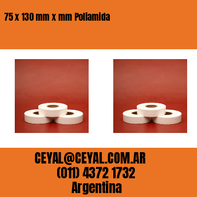 75 x 130 mm x mm Poliamida