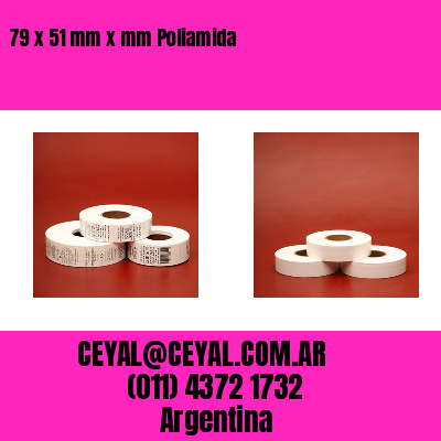 79 x 51 mm x mm Poliamida
