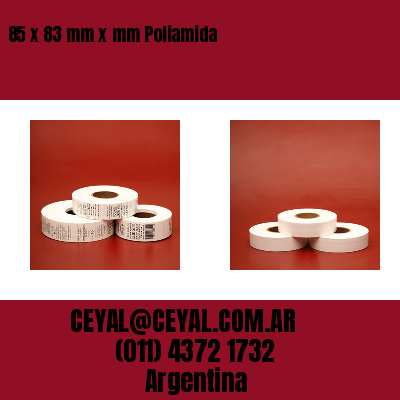 85 x 83 mm x mm Poliamida