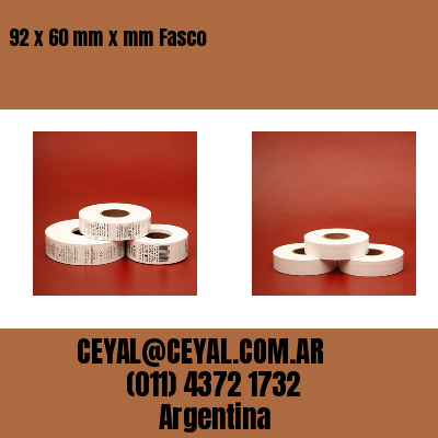 92 x 60 mm x mm Fasco