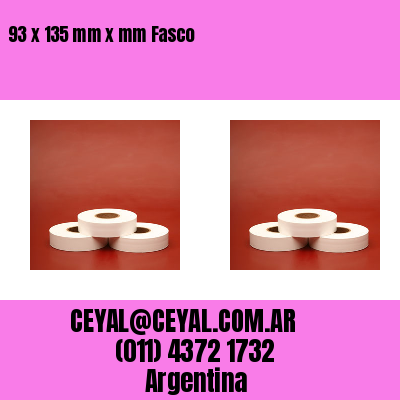 93 x 135 mm x mm Fasco