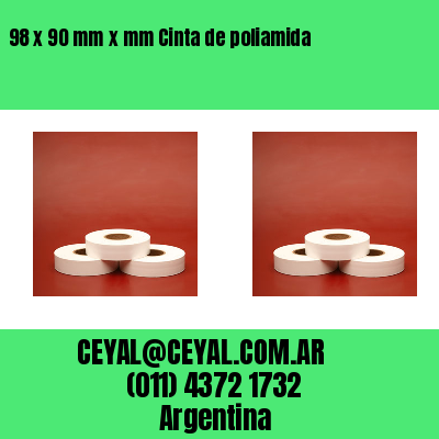 98 x 90 mm x mm Cinta de poliamida