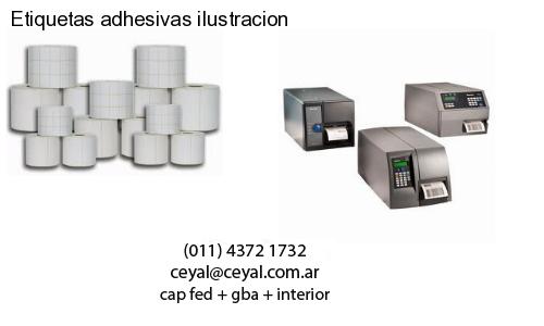 Etiquetas adhesivas ilustracion