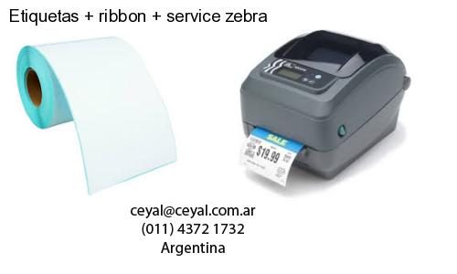 Etiquetas   ribbon   service zebra