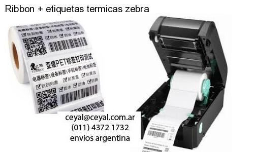 Ribbon   etiquetas termicas zebra