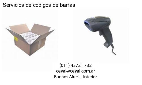 Servicios de codigos de barras