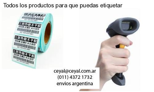 Todos los productos para que puedas etiquetar