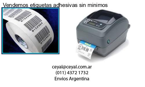 Vendemos etiquetas adhesivas sin minimos