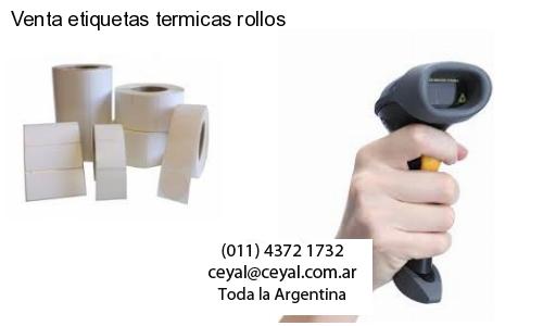 Venta etiquetas termicas rollos
