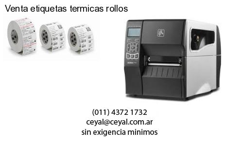 Venta etiquetas termicas rollos