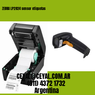 ZEBRA LP2824 sensor etiquetas