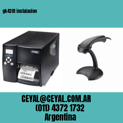 gk420t instalacion