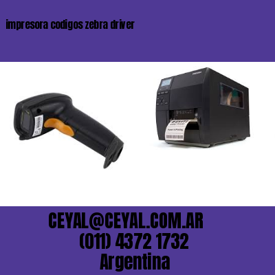 impresora codigos zebra driver