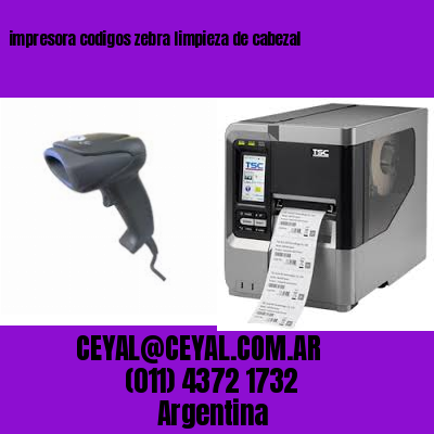 impresora codigos zebra limpieza de cabezal