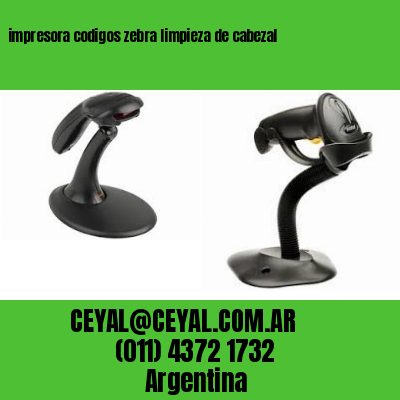 impresora codigos zebra limpieza de cabezal