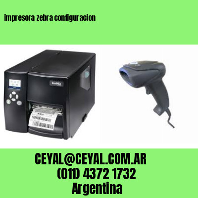 impresora zebra configuracion