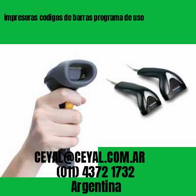 impresoras codigos de barras programa de uso