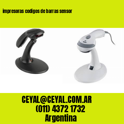 impresoras codigos de barras sensor