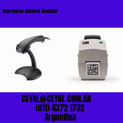 impresoras datamax insumos