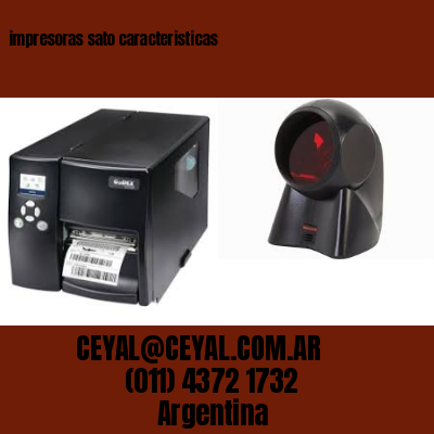 impresoras sato caracteristicas