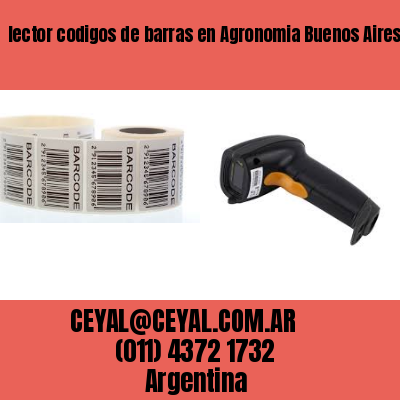 lector codigos de barras en Agronomia Buenos Aires
