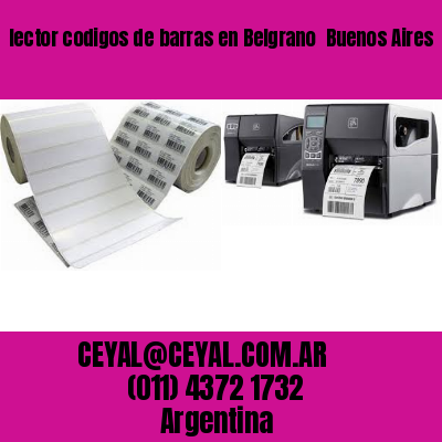 lector codigos de barras en Belgrano  Buenos Aires