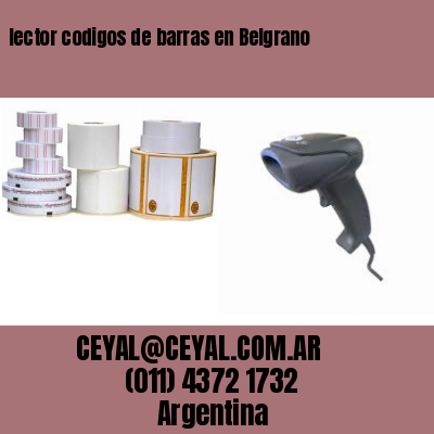 lector codigos de barras en Belgrano