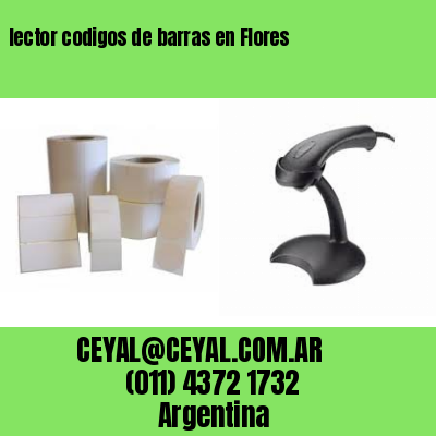 lector codigos de barras en Flores