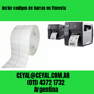 lector codigos de barras en Floresta