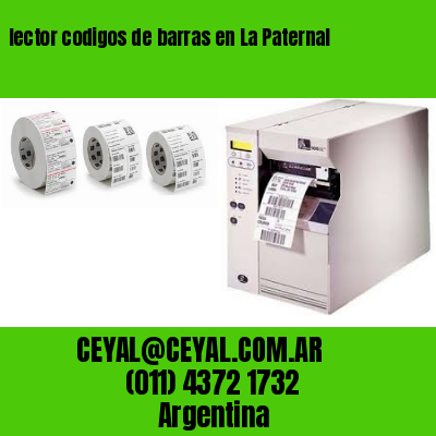 lector codigos de barras en La Paternal