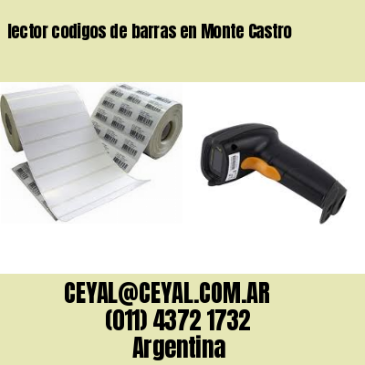 lector codigos de barras en Monte Castro