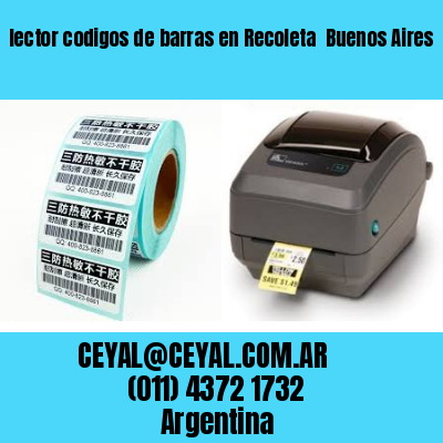 lector codigos de barras en Recoleta  Buenos Aires
