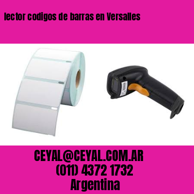 lector codigos de barras en Versalles