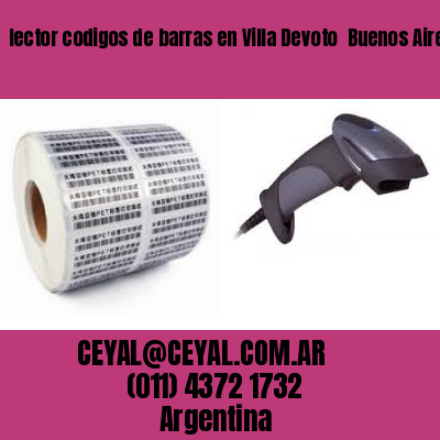 lector codigos de barras en Villa Devoto  Buenos Aires