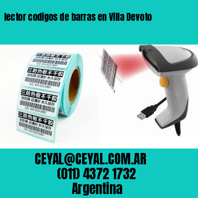 lector codigos de barras en Villa Devoto