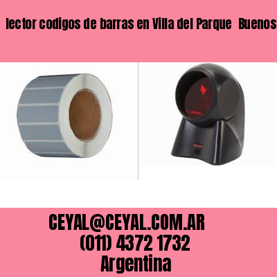 lector codigos de barras en Villa del Parque  Buenos Aires