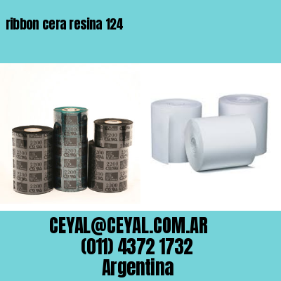 ribbon cera resina 124