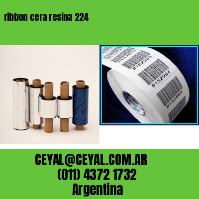 ribbon cera resina 224