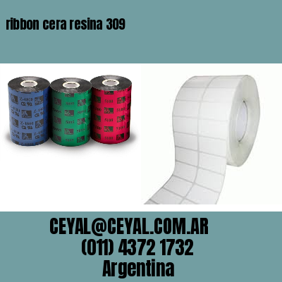 ribbon cera resina 309