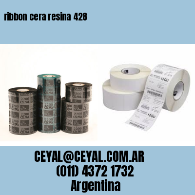 ribbon cera resina 428