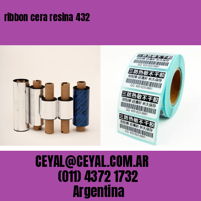 ribbon cera resina 432