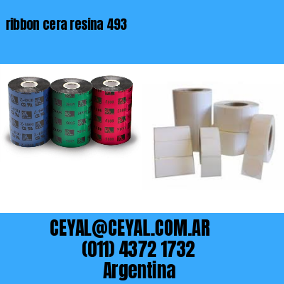 ribbon cera resina 493