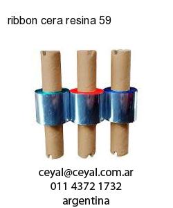 ribbon cera resina 59