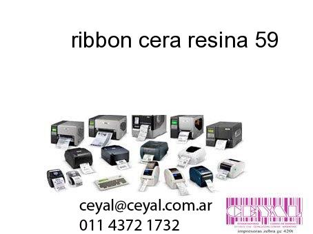 ribbon cera resina 59