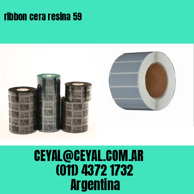 ribbon cera resina 59