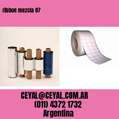 ribbon mezcla 87